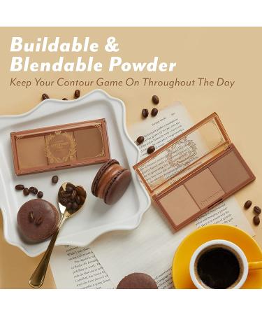 I'm Meme Afternoon Tea Contour Palette - Buildable Coverage, 3 Shades, Light to Medium, Roasting Coffee, 0.4 Oz - Buy Online on GoSupps.com