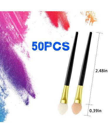 Sponge Eyeshadow Brush Set - Dual Sided Applicators for Eye Makeup | 50 Count Beauty Tool for Women & Girls - Buy Online on GoSupps.com