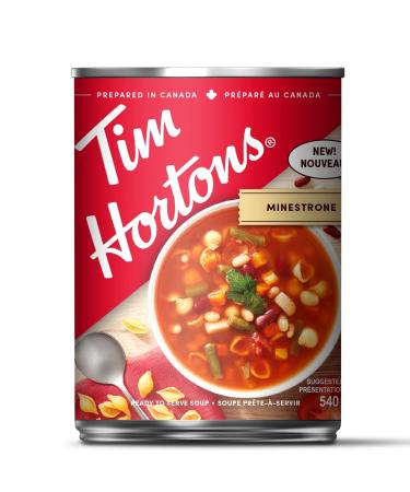 Tim Hortons Minestrone Soup Ready to Serve 540mL Can