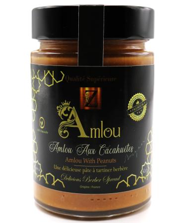 Amlou with roasted peanuts a 100% natural Moroccan spread with argan oil & orange blossom honey. 400g