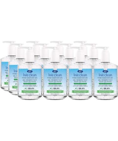 Live Clean One Step Hand Sanitizer 236ml 12 count