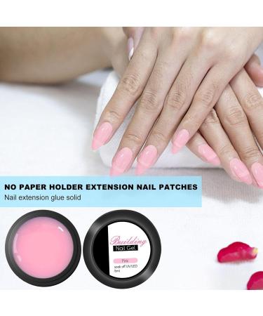Solid Gel Nail Glue - Solid for Nails | Nail Extension for Extension Hard for Design 3D Sculpture Gel for Beginners Nails #03 Powder Transparent Color - Buy Online on GoSupps.com