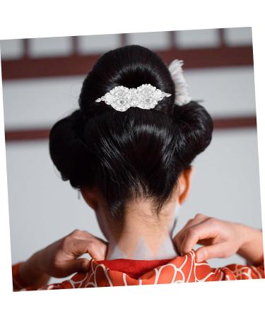 GLSTOY Pearl Comb Girl Headpiece Flower Hair Accessories Rhinestone Hair Comb Hair Accessories for Women Bride Hairpin Decorative Hair Combs Rhinestone Side Comb Bridal Hair Comb - Buy Online on GoSupps.com