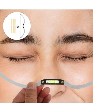 Healeved 3pcs Bow Eyebrow Ruler Eyebrow Level Tool Reusable Eyebrow Stencil Kit Eyebrow Trimming Set - Buy Online on GoSupps.com