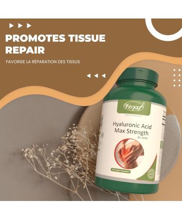 VORST Hyaluronic Acid Max Strength for Joints 3 x 180 Vegan Capsules | High Molecular Weight Supplement | Powder Pills | No Injections | 3 Bottles 540 count (Pack of 1) - Buy Online on GoSupps.com