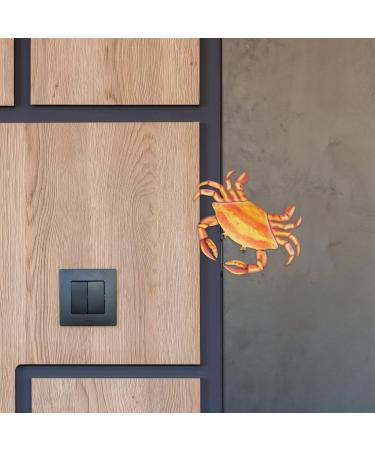 ORFOFE Retro Decor 1Pc orange balloons treadmills home decor ocean ornaments bike Hanging Decor wall hanging Crab pedal Orange 25x15cm - Buy Online on GoSupps.com