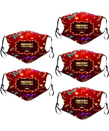 ZQP BEUU 5PCS+10PCS Face Mack Reusable Washable Women Breathable Cloth Fabric Cute Fashion Adjustable for Adult - Buy Online on GoSupps.com