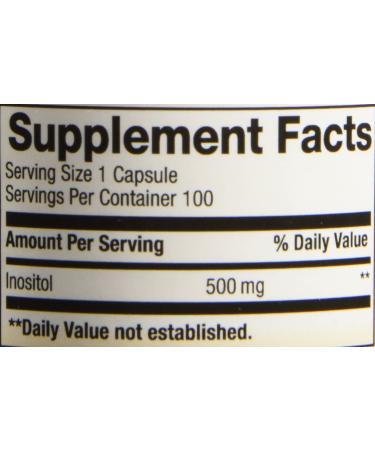 Buy Nature's Way Inositol 500 mg - 100 Capsules for Optimal Health - Buy Online on GoSupps.com