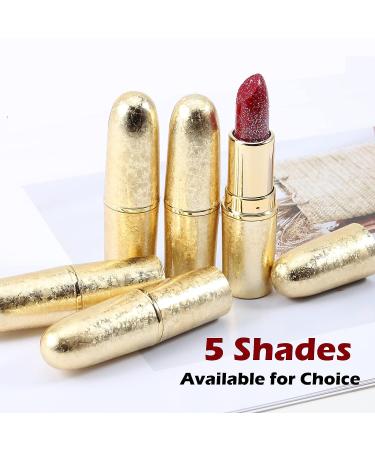 Boobeen Glitter Lipstick - Hydrating Metallic Shine Lip Color for Women and Girls - Buy Online on GoSupps.com