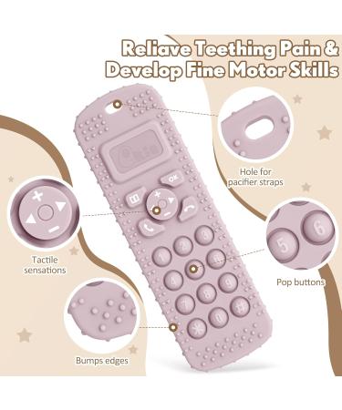 2er-Pack BeiÃring Baby Handy - Silikon Kau-Ring f r Kleinkinder 3+ Monate | Beige & Blau - Ideal f r Schnuller und Zahnen - Buy Online on GoSupps.com