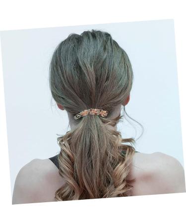 DRESSOOS Rhinestone Hair Clip Banana Hair Clips for Women Hair Accessories for Women Hair Clips for Fine Hair Rhinestone Barrettes for Women Banana Clip Rhinestones Hair Comb Curls Women's - Buy Online on GoSupps.com