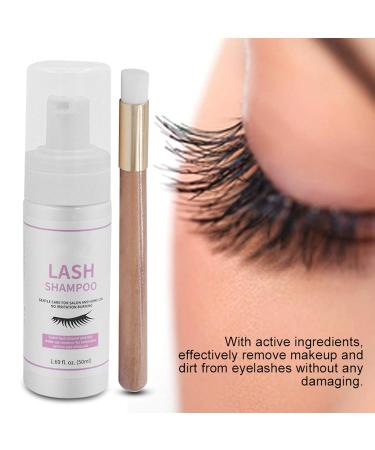 50 ml Eyelash Extension Shampoo & Cleansing Foam - Gentle Formula for Lash Care - Buy Online on GoSupps.com