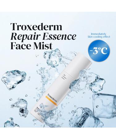 TROXEDERM Repair Essence Toner Mist Korean Hydrating & Cooling Face Mist with Niacinamide Troxerutin & Centella Asiatica Lightweight Facial Spray for Daily Skincare & Barrier Care 1.01 Fl.oz - Buy Online on GoSupps.com