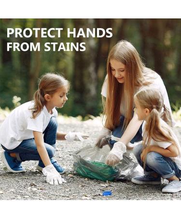 Squish Clear Vinyl Gloves 100PCS/Box - Latex Free, Powder-Free for Kitchen Cooking and Food Handling - Medium Size - Buy Online on GoSupps.com