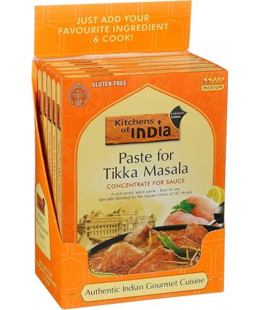 Kitchens of India Authentic Indian Tikka Masala Paste - 100g (Pack of 12) - Buy Online on GoSupps.com