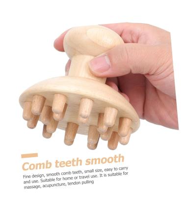 Fomiyes Wooden Children's Massage Comb | Head Massager & Wellness Tool | Health & Shampoo Aid | Unique Meridiankamm - Buy Online on GoSupps.com