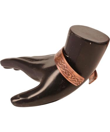 Buy Touchstone Indian Handmade Copper Bracelet | Friedens Chakra Jewelry for Yoga & Meditation | Unisex Celtic Cuff - Buy Online on GoSupps.com