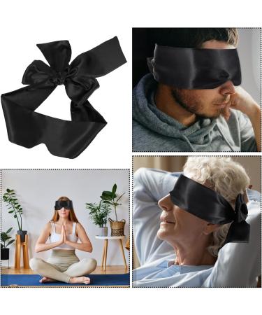 Luxurious Silk Satin Sleep Eye Mask - Comfortable Blindfold for Restful Sleep | Perfect Valentine's Day Gift - Buy Online on GoSupps.com