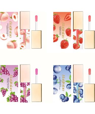 Gireatick 5Pcs Color Changing Moisturizing Lip Oil Set Crystal Jelly Fruit-Flavored Lip Oil Lip Gloss for Lip Care - Buy Online on GoSupps.com