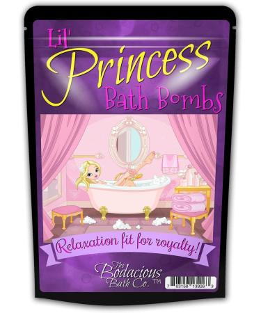 Lil Princess Bath Bombs - Handmade in The USA | XL Pretty Pink Fizzers for Girls | Luxurious Home Spa | Stocking Stuffers for Young Ladies - Buy Online on GoSupps.com