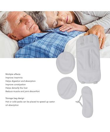 Castor Oil Pack Set - No Leakage Reusable & Adjustable Compress Wrap for Relaxation | International Shipping - Buy Online on GoSupps.com