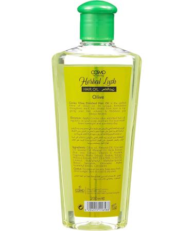 COSMO Olive Hair Oil Herbal Lush 200ml - Buy Online on GoSupps.com