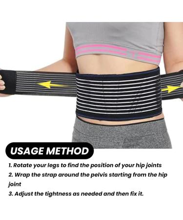 Neamou Waist Joint Bandage - Self-Adhesive Fiber for Skin-Friendly Support | Ideal for Sitting Sleeping Reading Typing and Driving | Shop Internationally - Buy Online on GoSupps.com