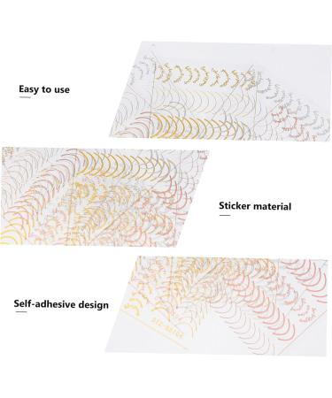 minkissy 6 Sheets Nail Art Stickers Nail Decals Nail Decor Self- Adhesive Nail Tip Trendy Nail Charms Plant Nail Stickers Nail DIY Decals DIY Manicure Nail Stencils Accessories Girl - Buy Online on GoSupps.com