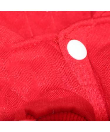 Lifewheel Dog Jacket & Sweater - Warm Winter Coat for Small Dogs & Cats | Stylish Red Hooded Dog Costume (Size M) - Buy Online on GoSupps.com