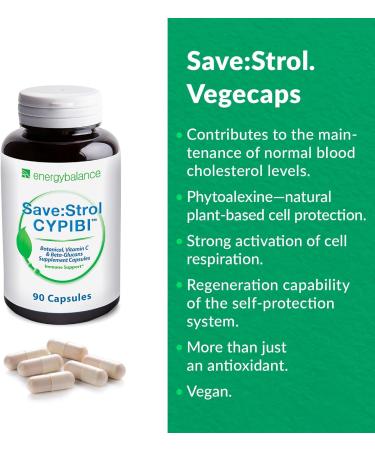 Energybalance Save: Strol Cypibi Dr. Jens Wurster - Swiss Polyphenol & Anthocyan Capsules - 90 Vegan Vegecaps with Blueberry Extract - Buy Online on GoSupps.com