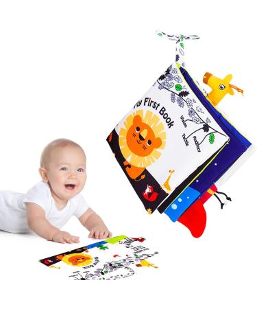 Soft Book Educational Cloth Book with Sound Touch and Feel Books Early Educational Stimulation Toys for Infants Built-in Sound Paper Fovolat Lion - Buy Online on GoSupps.com
