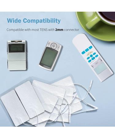 16Pcs Combo Replacement Pads for TENS Unit | Upgraded Sticky & Reusable Electrodes Patches | Latex-Free & Compatible with AUVON TENS & TENS 7000 | Electrotherapy Pads Up to 45 Uses - Buy Online on GoSupps.com