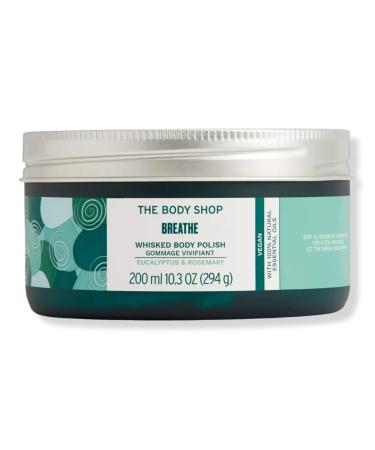 The Body Shop Breathe Whisked Body Polish Exfoliation for Tired Dull Skin Nourish Moisturize Awaken and Inveigorate Skin - Vegan - 200ml 7.7Oz