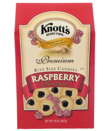 Knott's Berry Farm Shortbread Cookies (Raspberry, 20) Raspberry 1.25 Pound (Pack of 1)