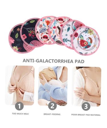 Vaguelly 12 Pcs Breastfeeding Pads Washable Anti-Leak & Spill Nursing Cushions for Mothers | Comfortable & Eco-Friendly Breast Pads - Buy Online on GoSupps.com