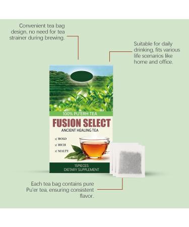 rabuu Puer Aged Fragrance Tea Bags Digestive Support Individually Wrapped - Buy Online on GoSupps.com