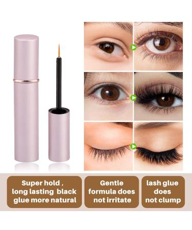 5ML Super Strong Hold Eyelash Glue - Quick-Drying, Waterproof Adhesive for False Eyelashes - Latex-Free Formula for Cluster and Extension Lashes - White - Buy Online on GoSupps.com