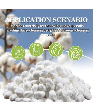 Buy Sukh 200 Count Cotton Balls | Soft Absorbent White Cotton Balls for Face Makeup Remover & Nail Polish | Bulk Cotton Balls for Ears - International Shipping Available - Buy Online on GoSupps.com