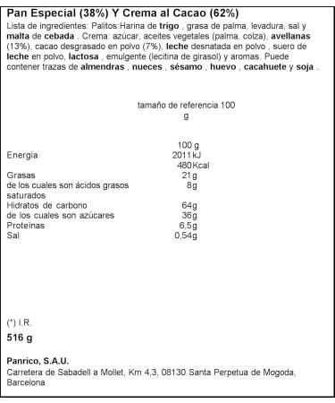 Panrico Bollycao Dip Dip Cocoa Sticks & Cream 52g Pack of 6 (Total 312g) - Buy Online on GoSupps.com