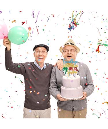 Colorful Glitter Goodbye Lesson Plan Hello Suntan Cake Topper Let the Adventure Begins/Beaching not Teaching Hawaiin Luau Summer Beach Vacation Retirement Party Decorations - Buy Online on GoSupps.com