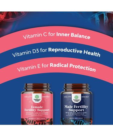 Couples Fertility Supplements - Advanced Support for Faster Conception - 1 Month Supply - Buy Online on GoSupps.com