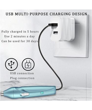 DRJKHL Ear and Nose Trimmer Hair Clipper Cordless Nose Trimmers for Man and Woman Portable Double Blade Trimming Tool with IPX7 - Buy Online on GoSupps.com