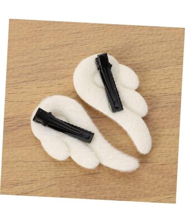 FRCOLOR 4 Pairs Demon Pattern hairpins hair Clips hair decoration cartoon Hair clip xmas hair bows non hair barrettes plush stuffing Halloween Cosplay Accessories sweet Miss hair tie clip - Buy Online on GoSupps.com