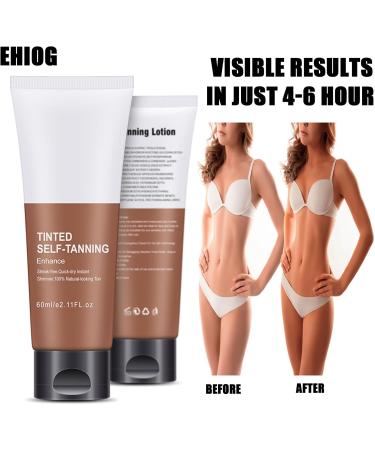 EHIOG Tanning Accelerator Cream Brown Tanning Gel Achieve A Natural Tanning for Sunbed & Outdoor Sun Effective in Sun-Beds & Outdoor Sun- 60ml - Buy Online on GoSupps.com