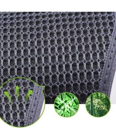 Exceart Bamboo Charcoal Shoe Insoles - Sweat Absorbent & Anti-Odor Inserts - 2 Pairs, Size 37 - Buy Online on GoSupps.com