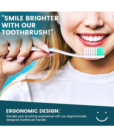 Navona 600 PCS Bulk Toothbrush Pack - Colorful Ergonomic Soft Bristles for Travel Hotel & Donation | Ideal for Adults & Kids - Buy Online on GoSupps.com
