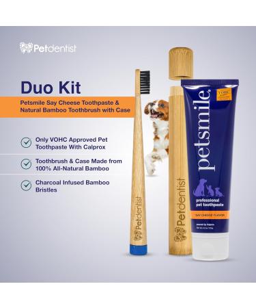 Petsmile Bamboo Toothpaste and Toothbrush Kit 4.23g - Buy Online on GoSupps.com