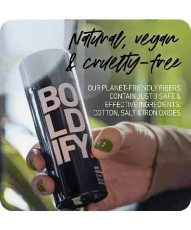 BOLDIFY Hair Fibers for Thinning Hair (DARK BROWN) - Natural Hair Powder for Instantly Concealing Hair Loss - Hair Thickener for Women & Men - 28g Bottle - Buy Online on GoSupps.com