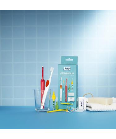 TePe Orthodontic Kit - 10 Pieces | The Ideal Set for a Healthy Smile - International Shipping Available - Buy Online on GoSupps.com