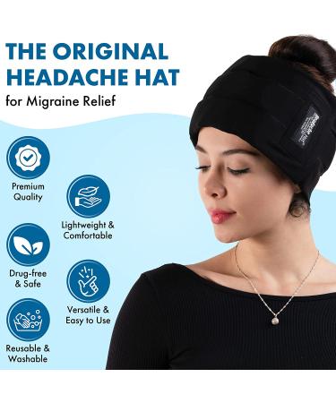 Headache Hat - Original Migraine Relief Cap for Targeted Pain Relief - USA Made (Standard Size) - Buy Online on GoSupps.com